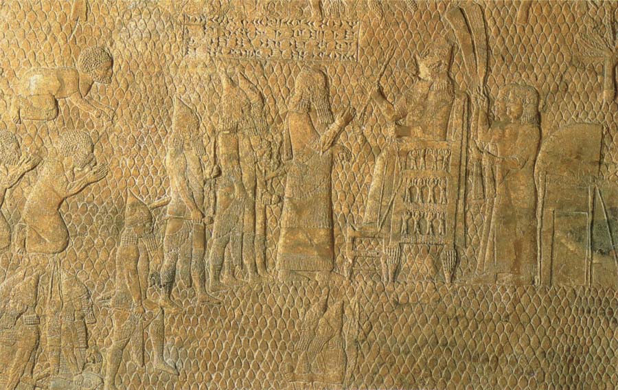 unknow artist Relief aus dem Palast des Konigs Sanherib von Assur in Ninive,Syrien(dessen Berater Ahiqar war)